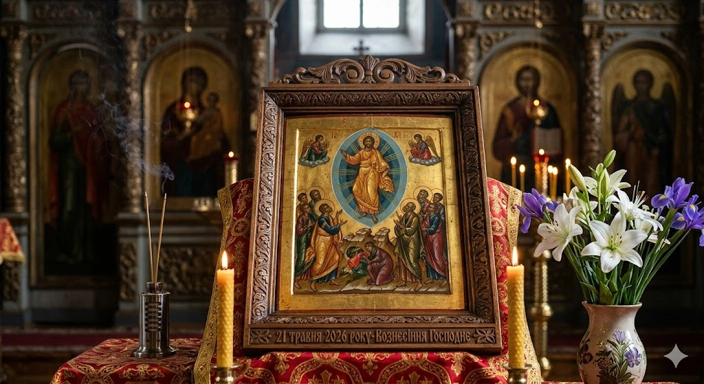 Ікона Вознесіння у храмі
