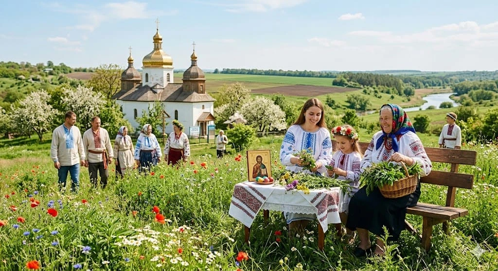 Молитва в українській селі