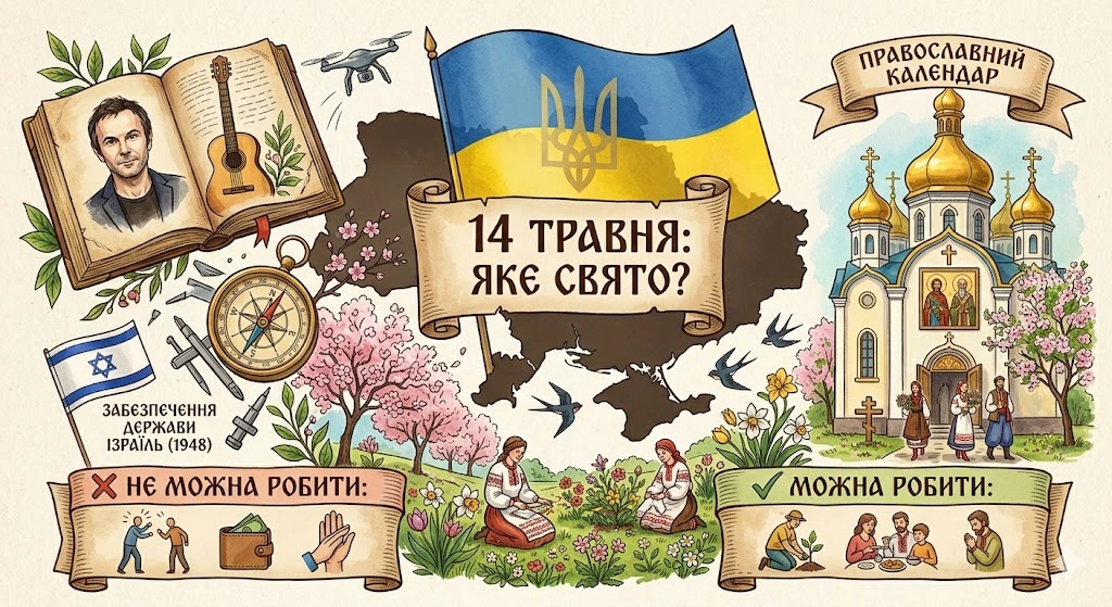 Праздники 14 мая инфографика