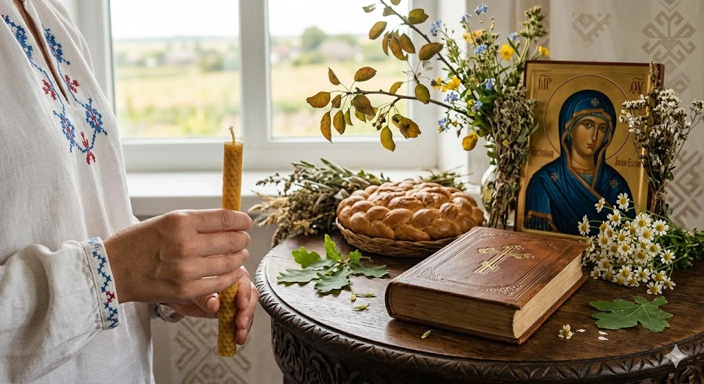 Традиційні обряди, вишиванка, ікона