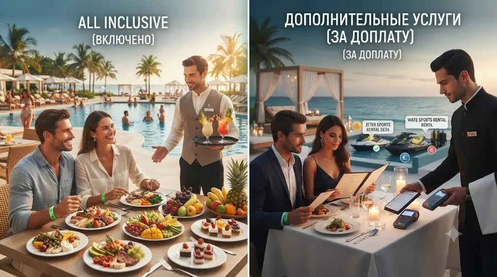 All Inclusive против платных услуг