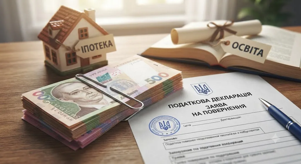 Податкова знижка: документи, гроші