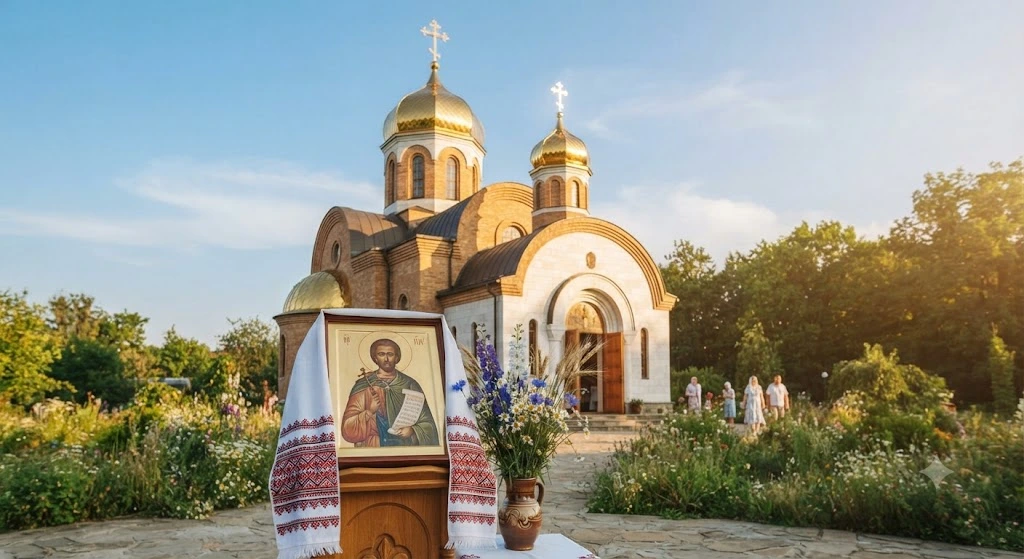 Летний праздник в церкви