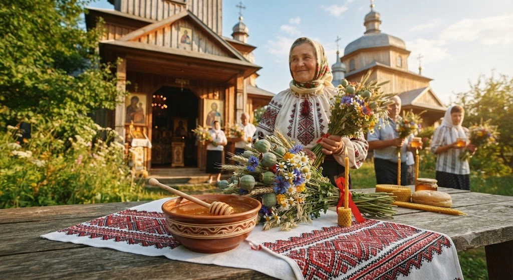 Освящение меда и мака
