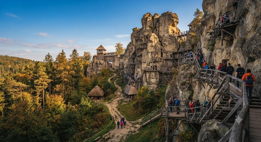 Скальная крепость Тустань