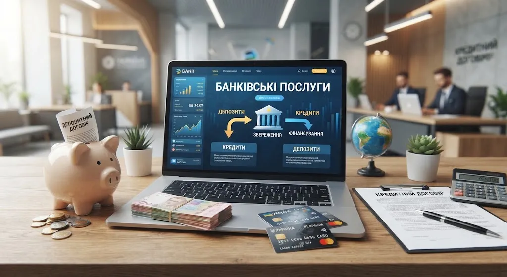 Банківські послуги, кредити, депозити