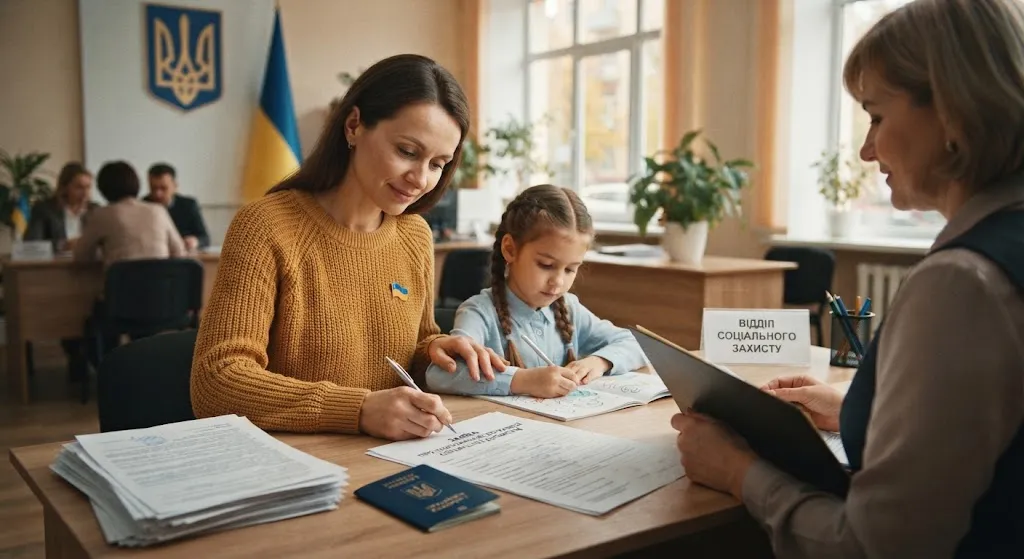 Оформление социальной помощи маме