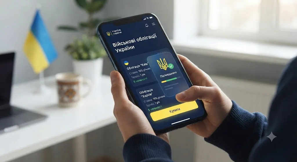 Покупка облигаций через смартфон