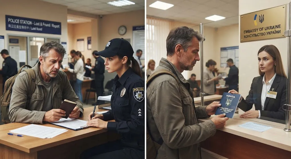 Потеря паспорта за границей