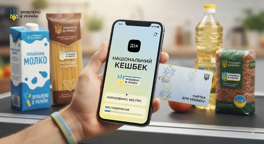 Приложение Дія кешбэк смартфон