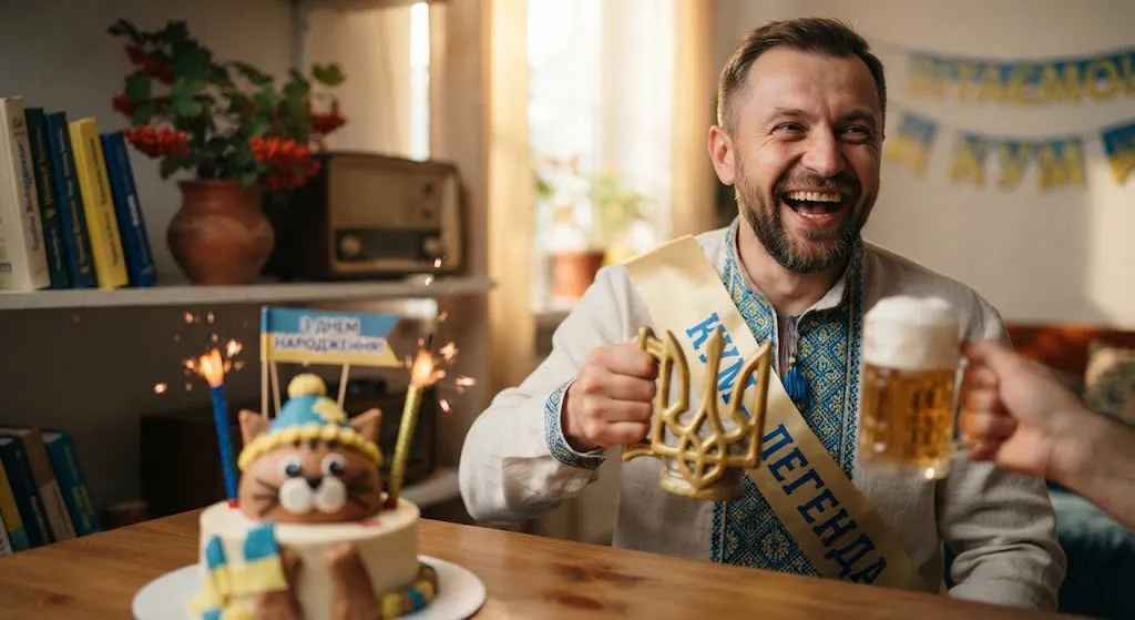 З днем народження кум (прикольні): смішні вітання, гумор та яскраві картинки