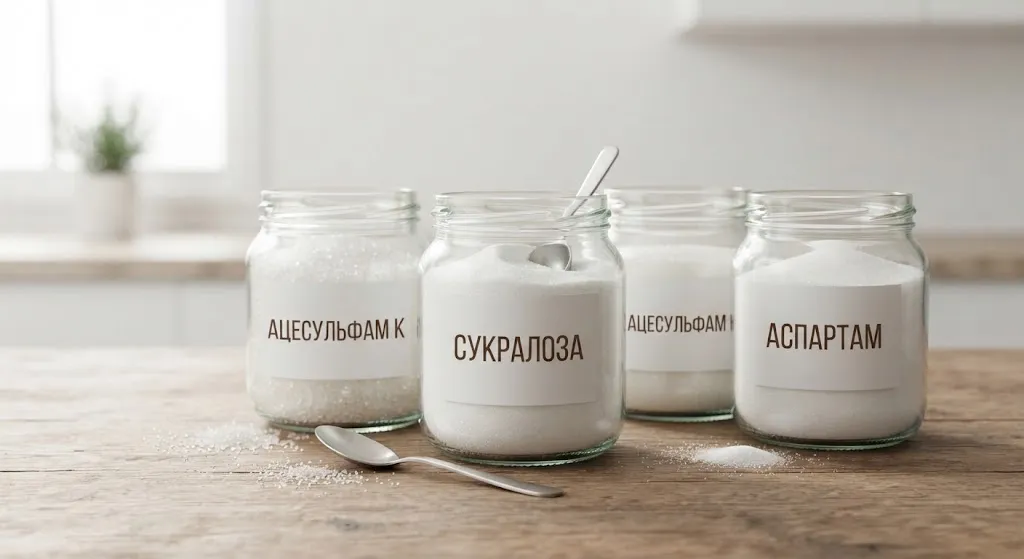 Баночки с искусственными подсластителями